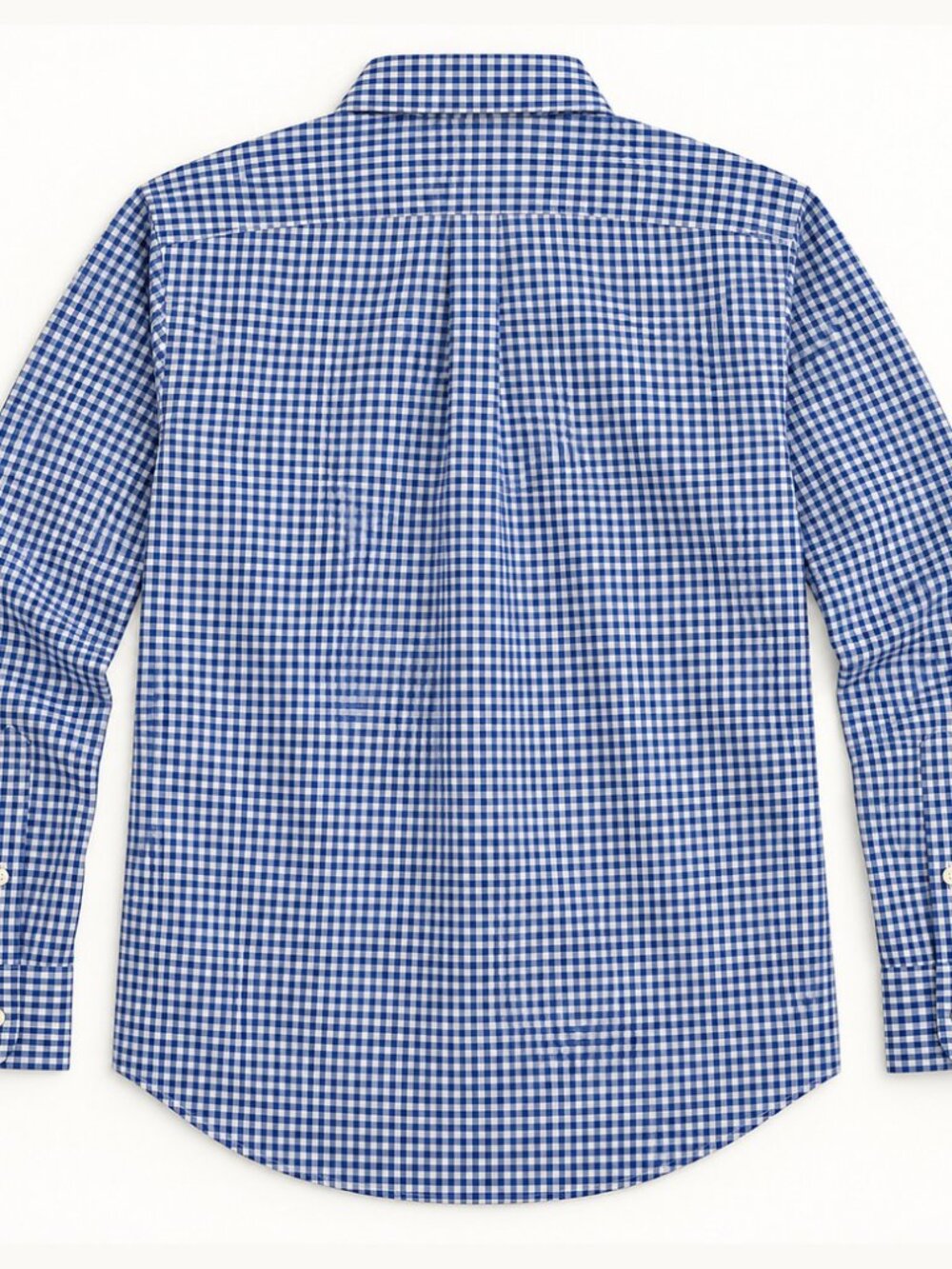 Brooks Brothers Blue Gingham Shirt 18.5 34/35